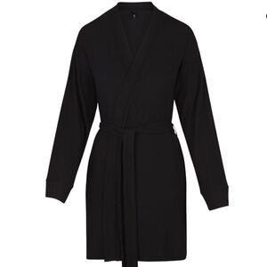 Skims Soft Lounge Robe Onyx 🖤